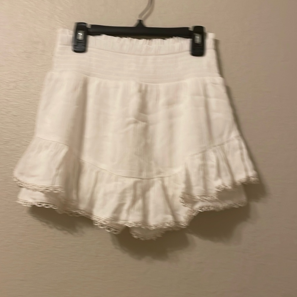 White swim skirt cover up size Xs